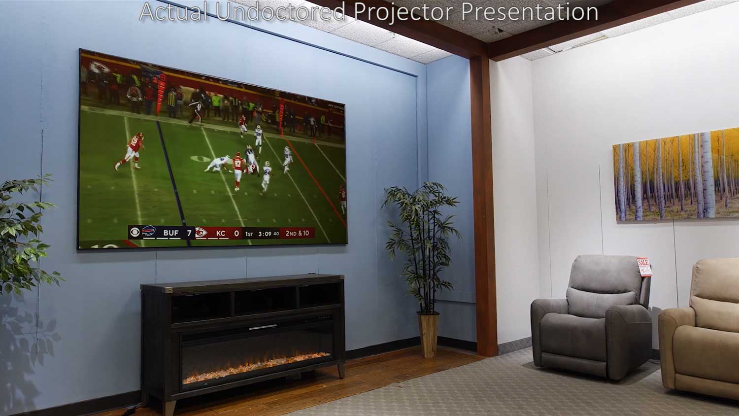 115" Aeon CineGrey 5D Ambient Light Rejecting EDGE FREE Projection Screen