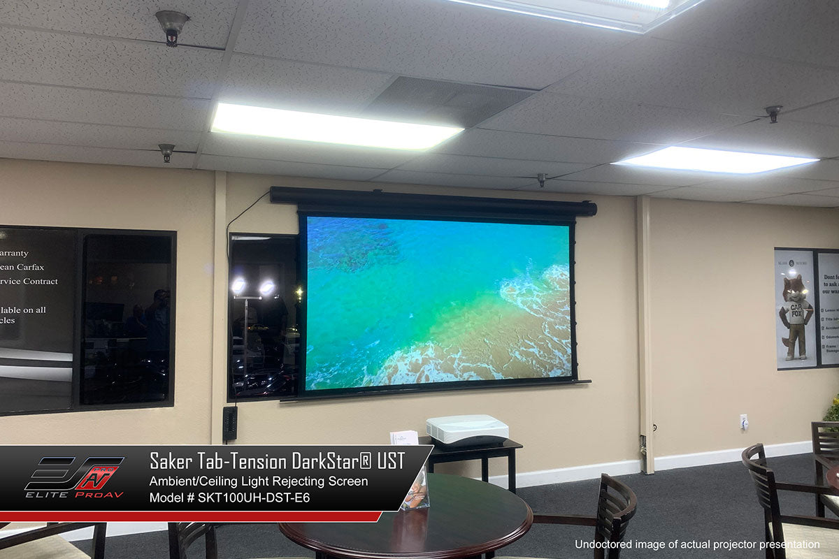 120" (16:9) Saker Tab-Tension DarkUST Series