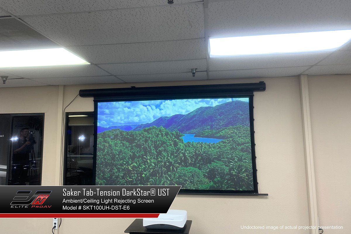120" (16:9) Saker Tab-Tension DarkUST Series