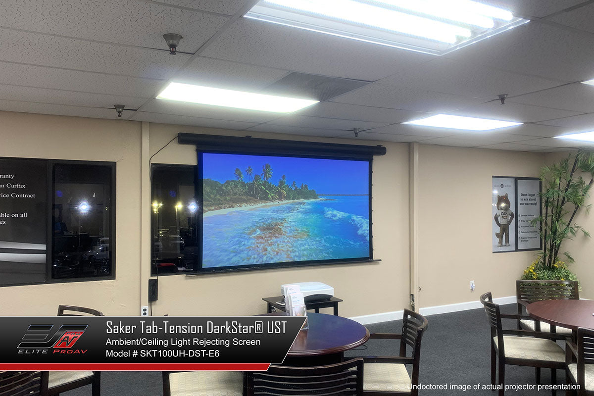 120" (16:9) Saker Tab-Tension DarkUST Series