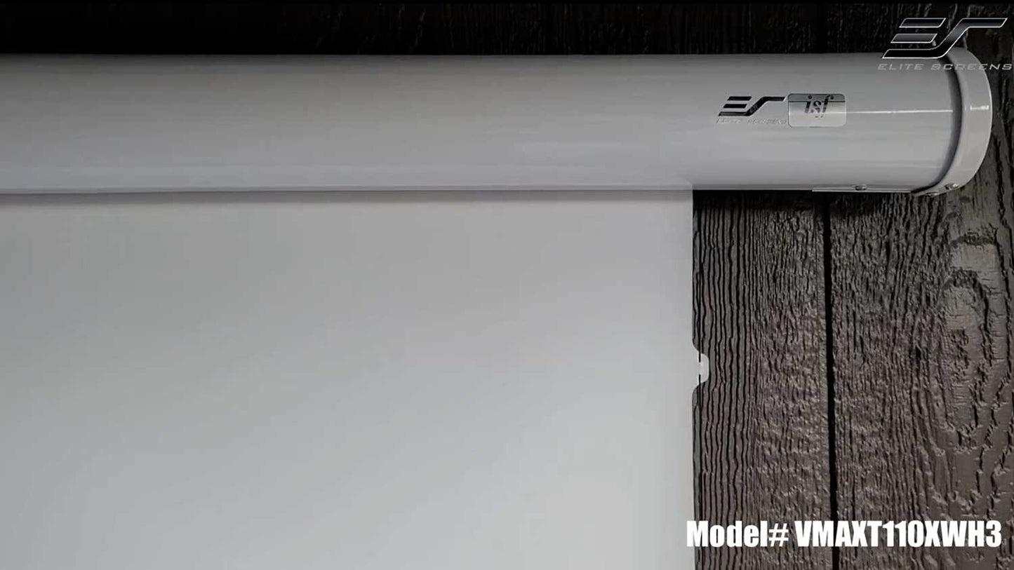 110" VMAX Tab-Tension 3 ISF Certified Electric / Motorized Projection Screen
