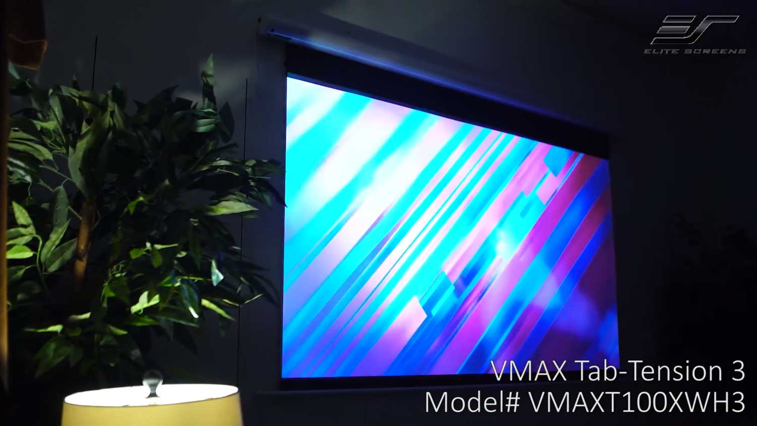 100" VMAX Tab-Tension 3 ISF Certified Electric / Motorized Projection Screen