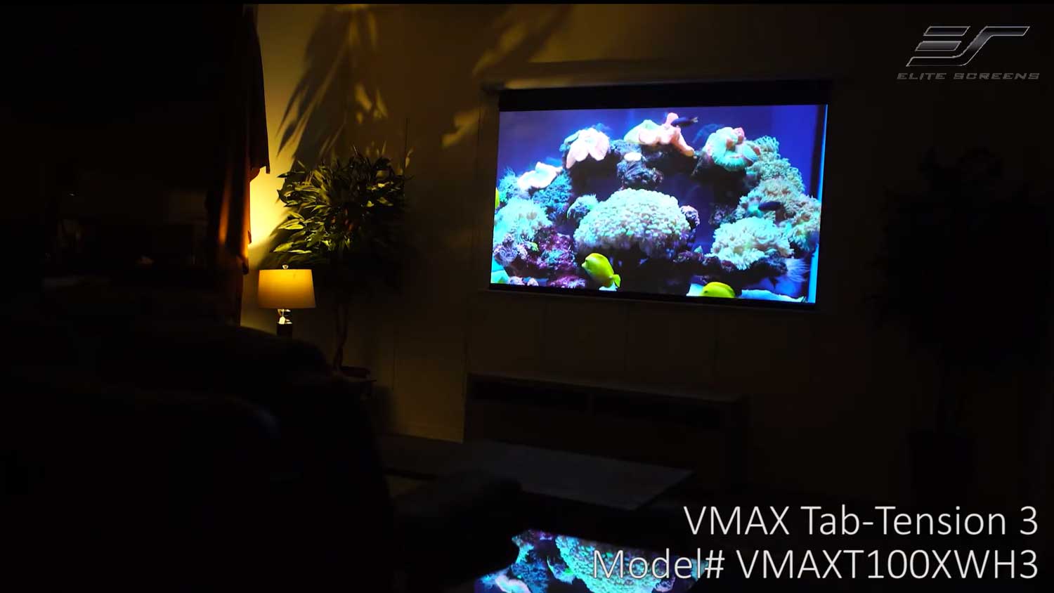 100" VMAX Tab-Tension 3 ISF Certified Electric / Motorized Projection Screen