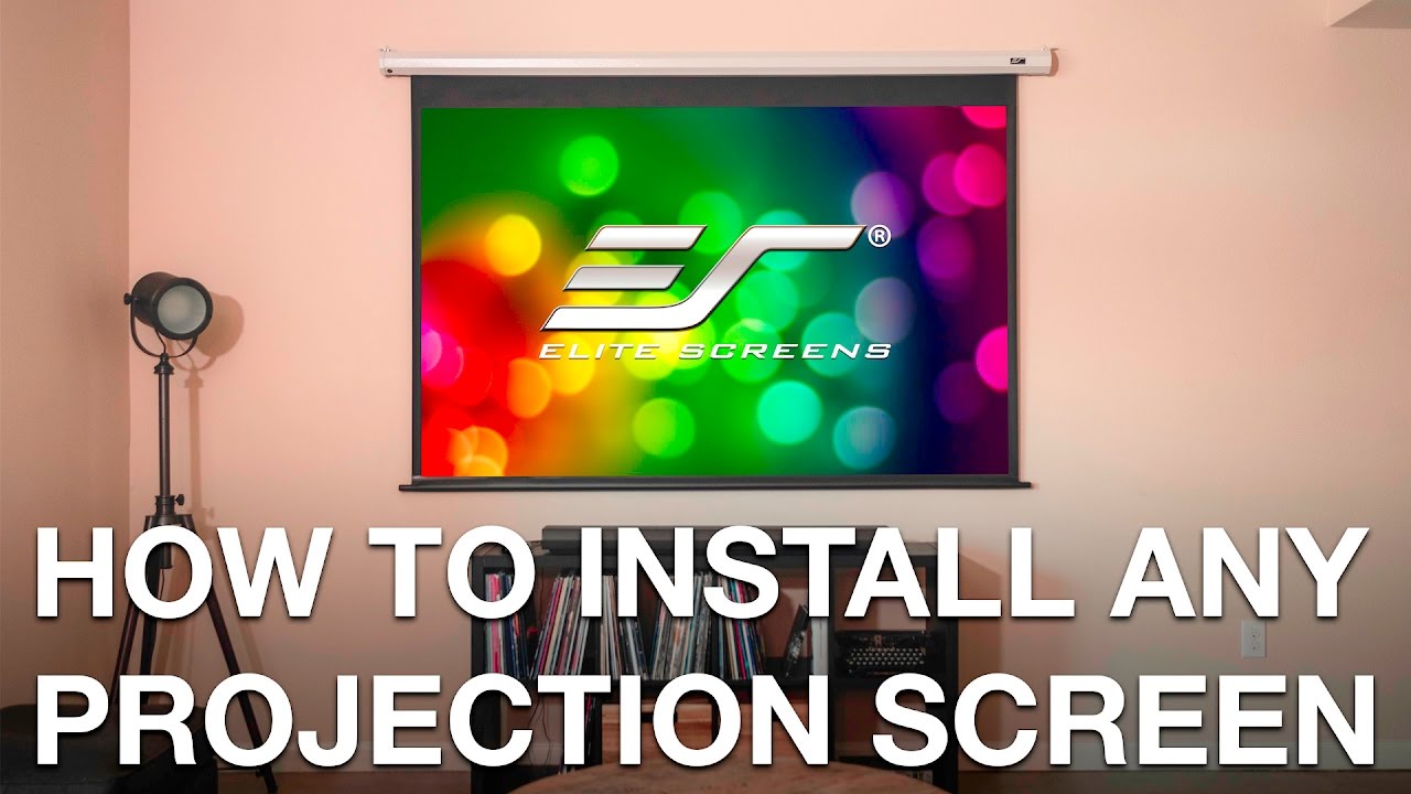 Load video: How To Perfectly Install ANY Projection Screen