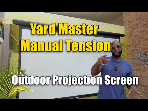 Elite Screens Yard Master Manual Tension Series Testimonial and Review