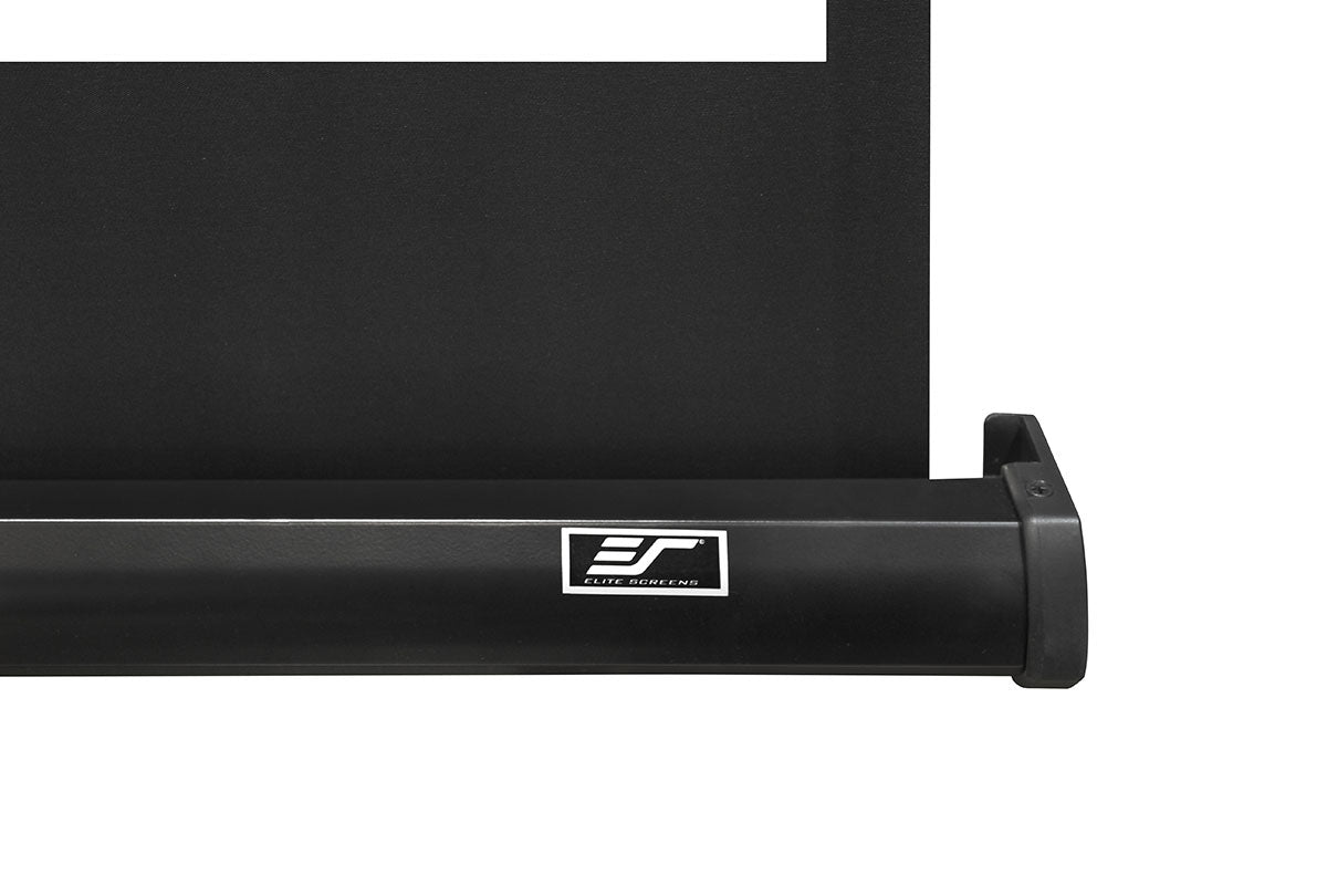 Zoom view of a projector screen casing