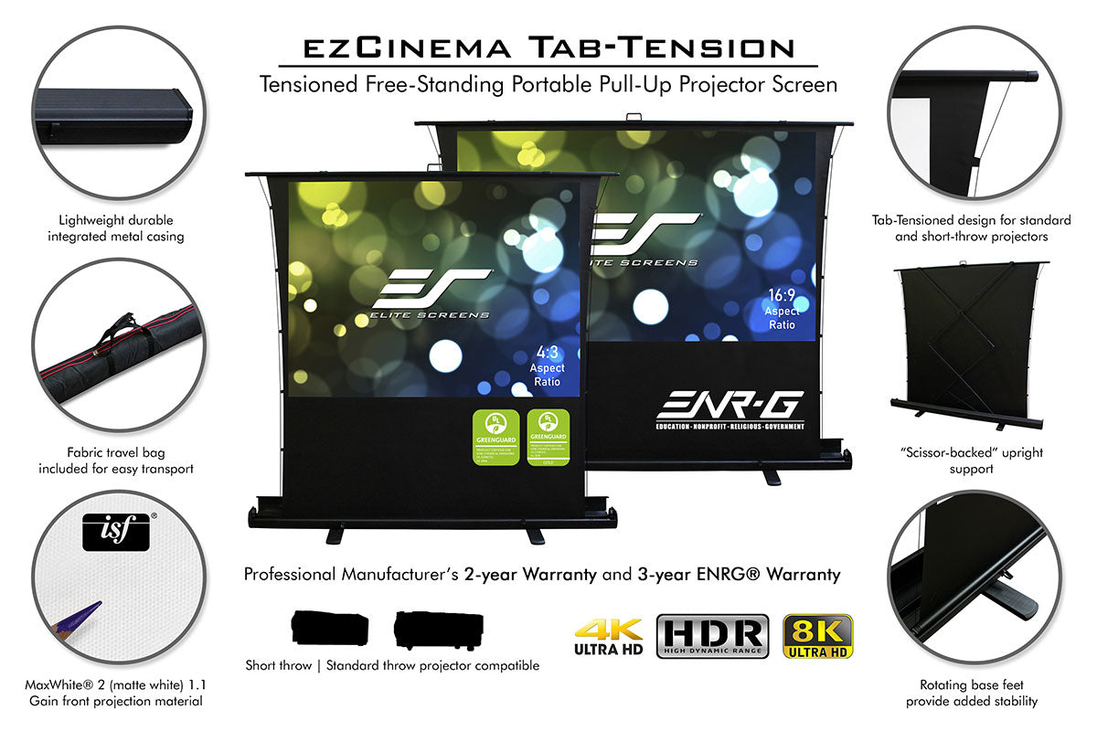 [Elite Screens] ezCinema Tab-Tension Series