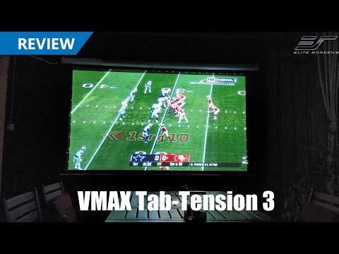 VMAX Tab-Tension 3 ISF Certified Electric / Motorized Projection Screen