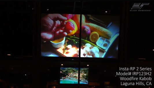 Insta-RP 2 Adhesive Rear Projection Film Screen @ Woodfire Kabob