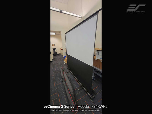 84" ezCinema 2 Portable Free-standing Projection Screen | Government