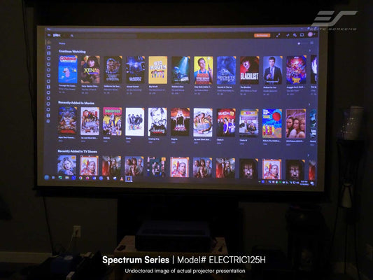 125" Spectrum Electric Motorized Projection Screen