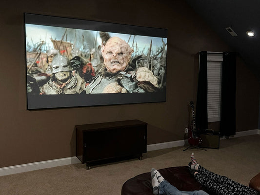 125" Aeon CineGrey 4D AT Acoustic Transparent CLR / ALR Projection Screen