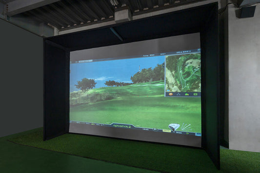 GolfSim Bay ImpactWhite® Sports Simulation Screens | Golf Impact Projection Screen