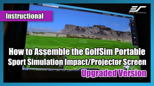 New Video 📽️How to Assemble the GolfSim Portable Screen | Easy Assembly Instructions