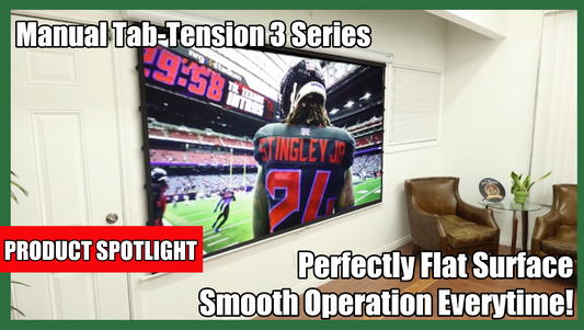 New Video 📽️Elite Screens Manual Tab-Tension 3 Series