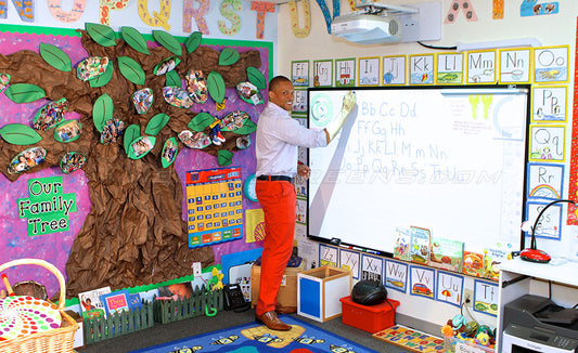 Ambient Light Rejecting WhiteBoardScreen™ Series at St. Mary’s School, Aliso Viejo, CA