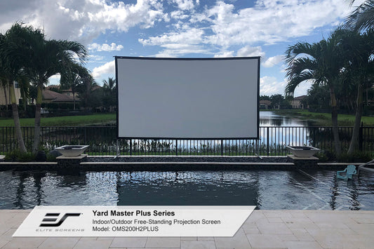 200" Yard Master Plus Large Portable Outdoor Folding-frame Screen | Poolside