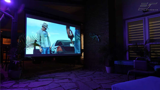 115" Yard Master Manual Tension Manual Pull-Down Outdoor Projection Screen