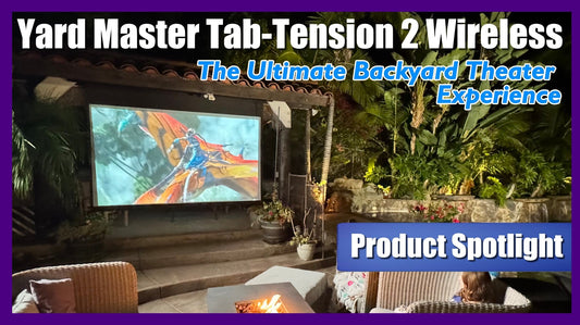 New Video 📽️Outdoor Movie Nights Made Easy | Yard Master Tab-Tension 2 Wireless Spotlight