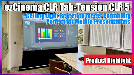 New Video 📽️Elite Screens ezCinema Tab-Tension CLR 5 | Product Spotlight