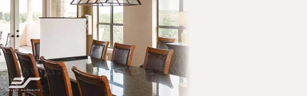 Compact Tabletop Projection Screens