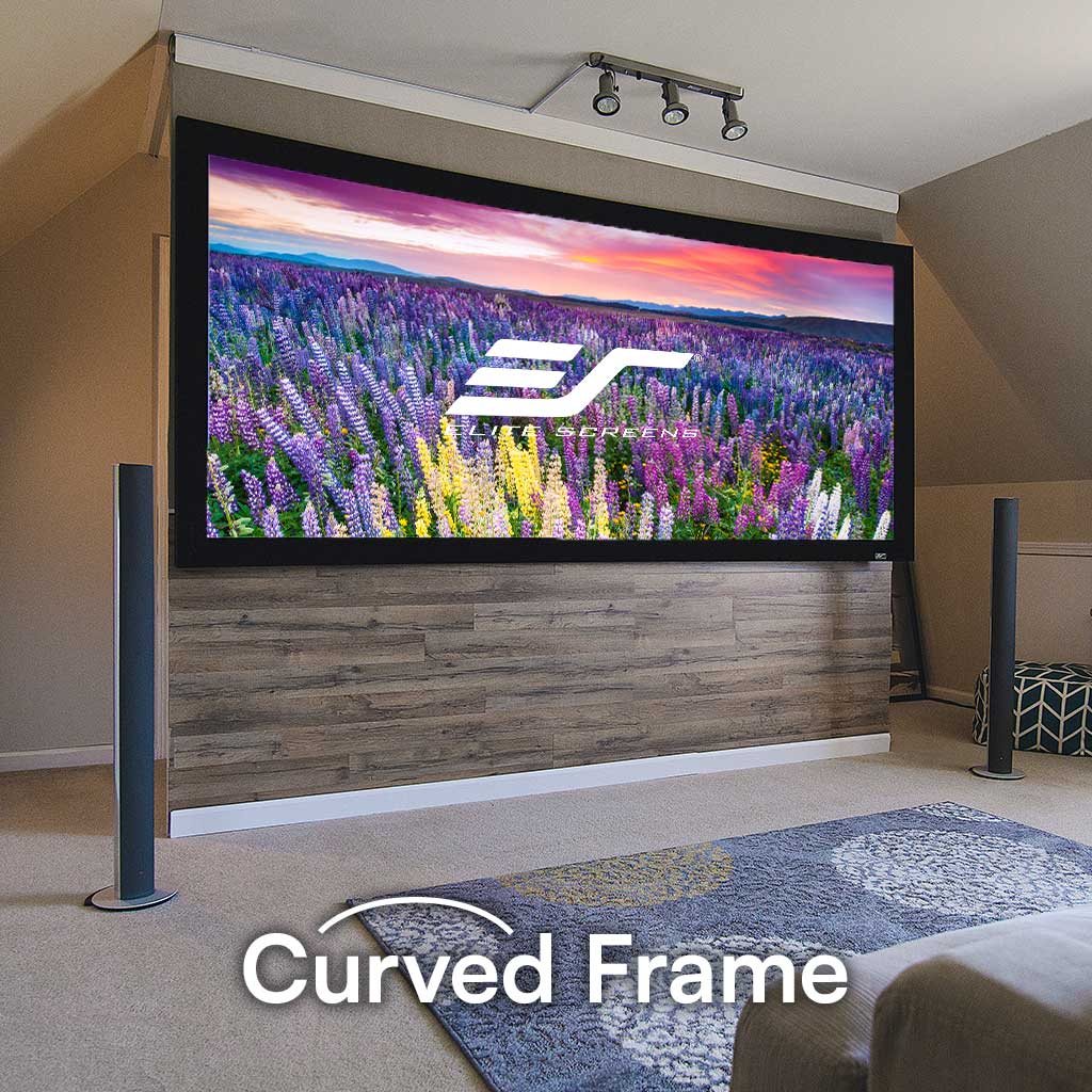 Fixed Frame Projection Screens - Curved Frame – Shop Elite Screens