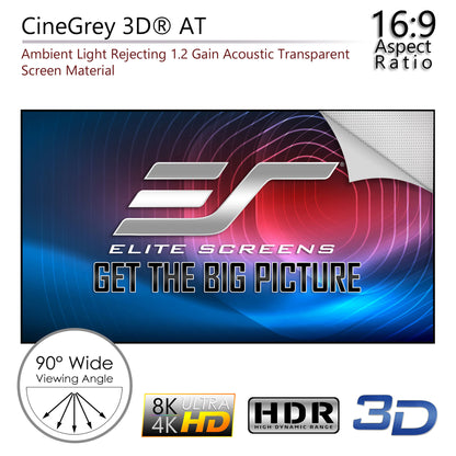[Elite Screens] 110" (16:9) Aeon CineGrey 3D AT
