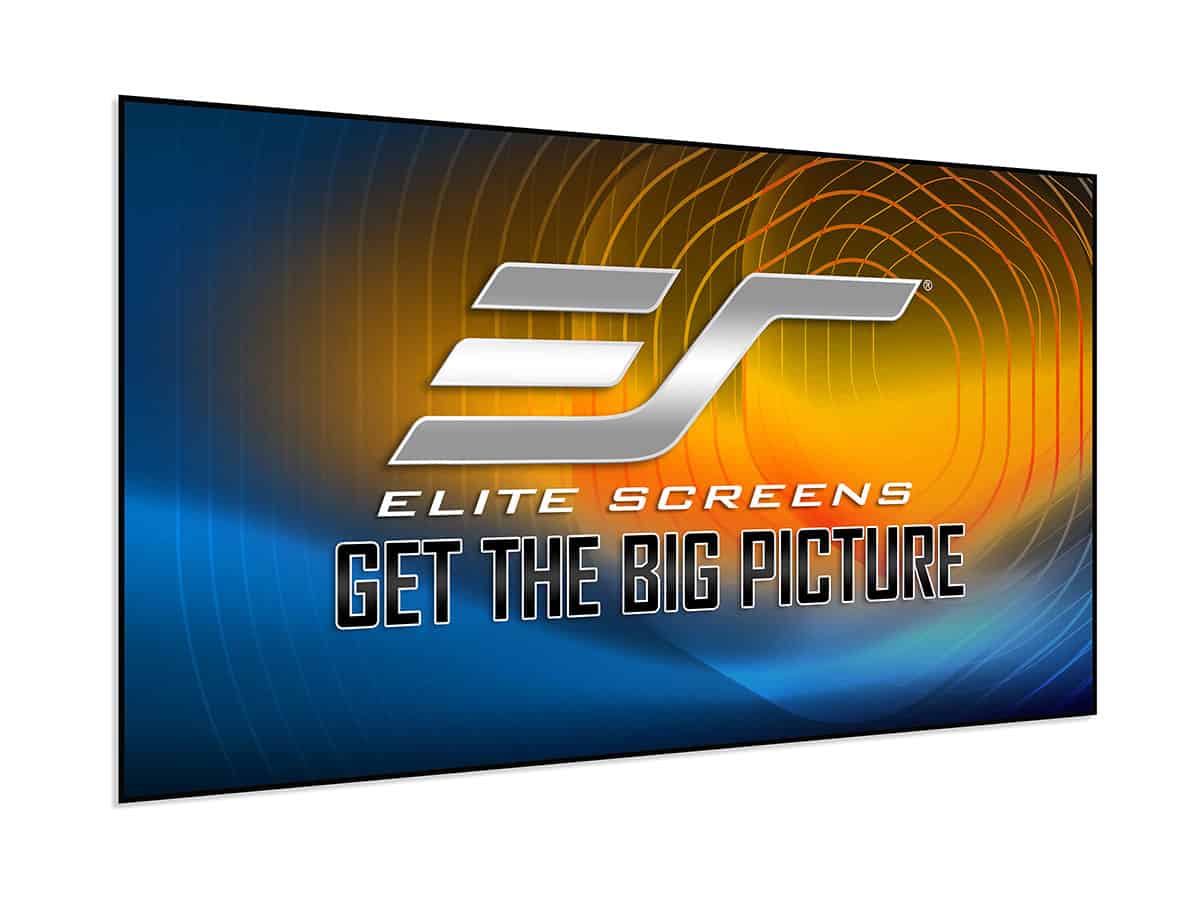 [Elite Screens] 115/128/138/165"(16:9) Aeon CineGrey 4D, ALR/CLR EDGE FREE Fixed Frame Projection Screen