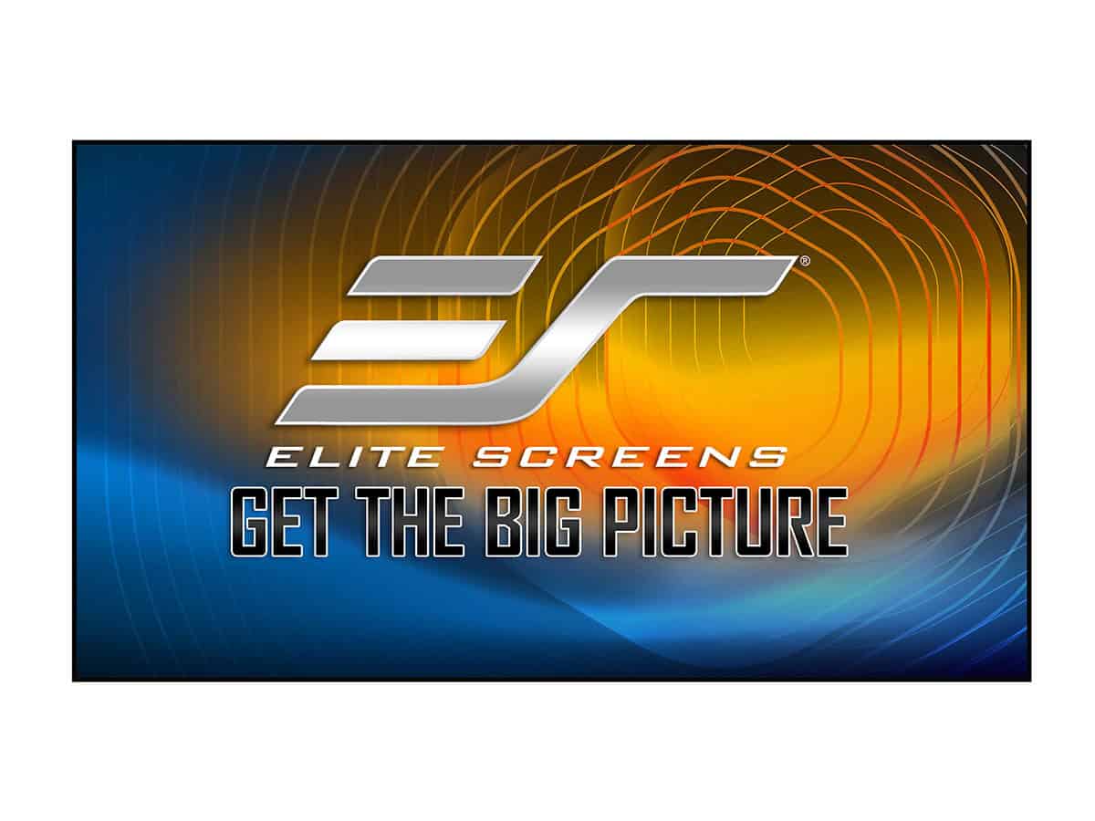 [Elite Screens] 115/128/138/165"(16:9) Aeon CineGrey 4D, ALR/CLR EDGE FREE Fixed Frame Projection Screen