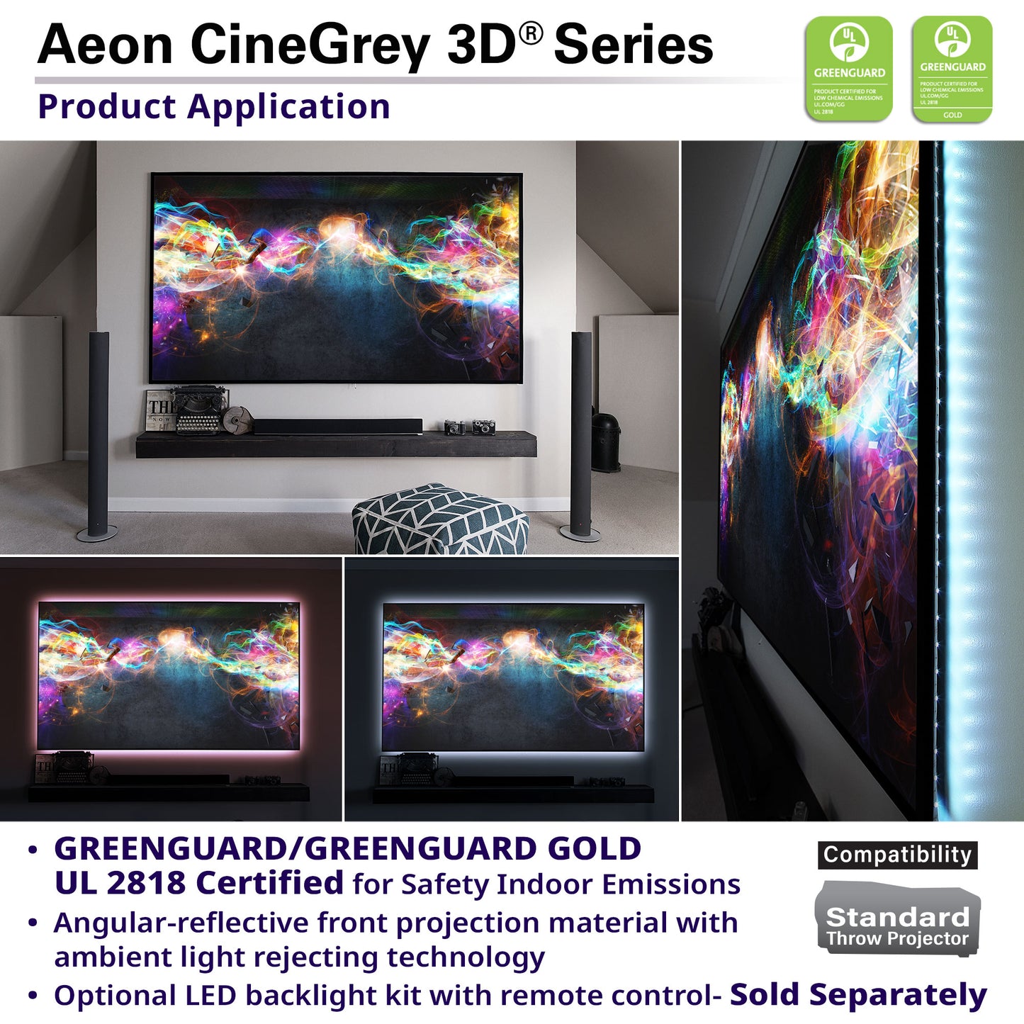 [Elite Screens] Aeon CineGrey 3D Series