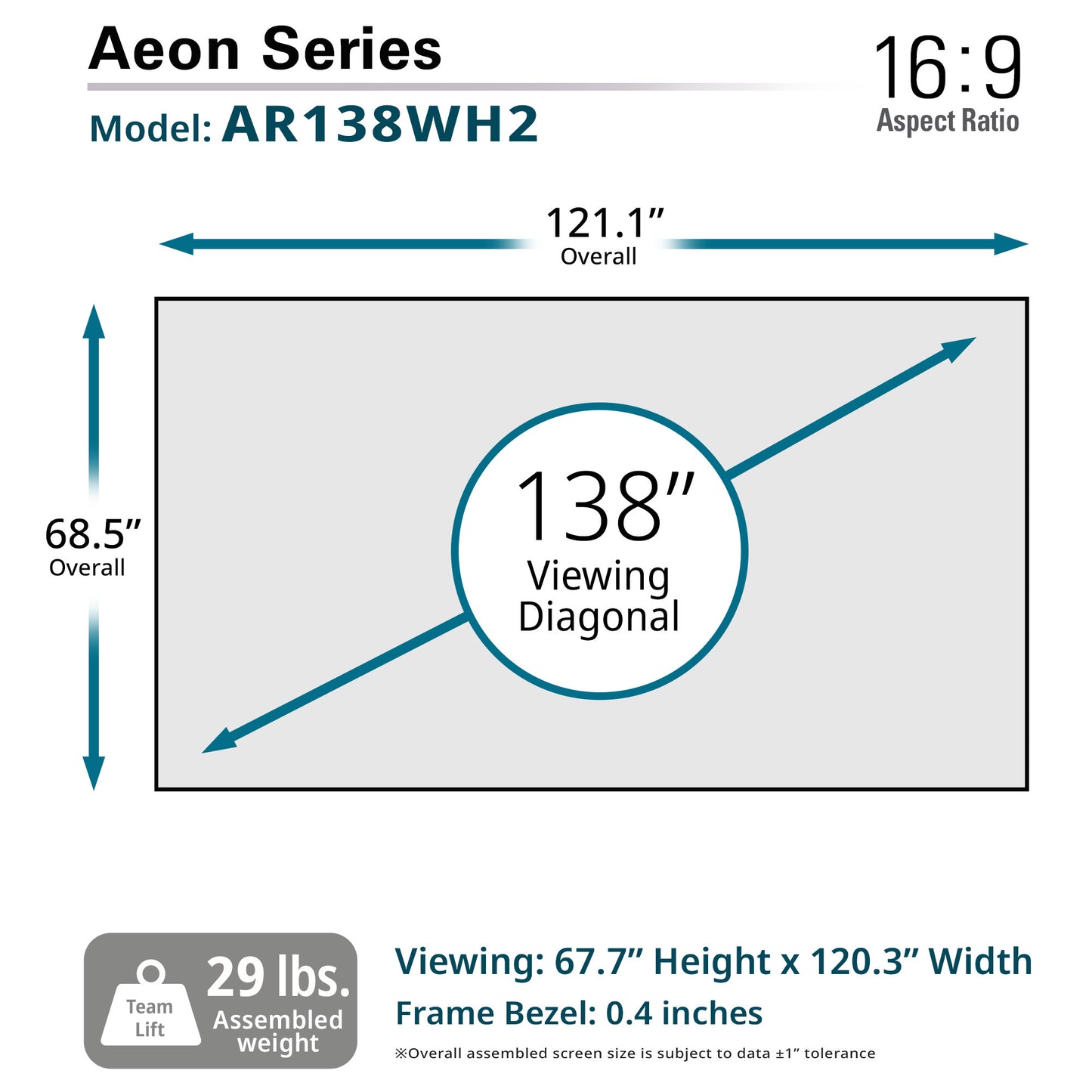 [Elite Screens] Aeon CineWhite UHD-B Series