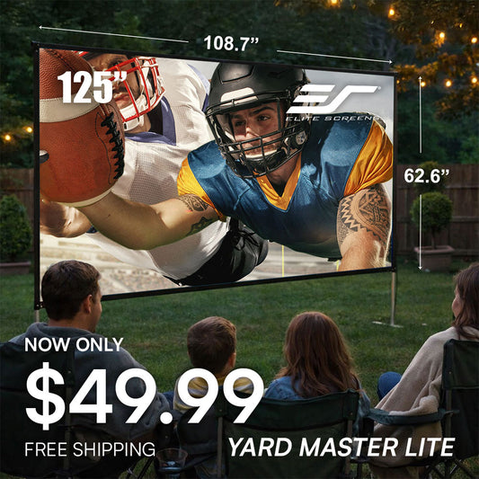 [Elite Screens] 125" Yard Master Lite Series