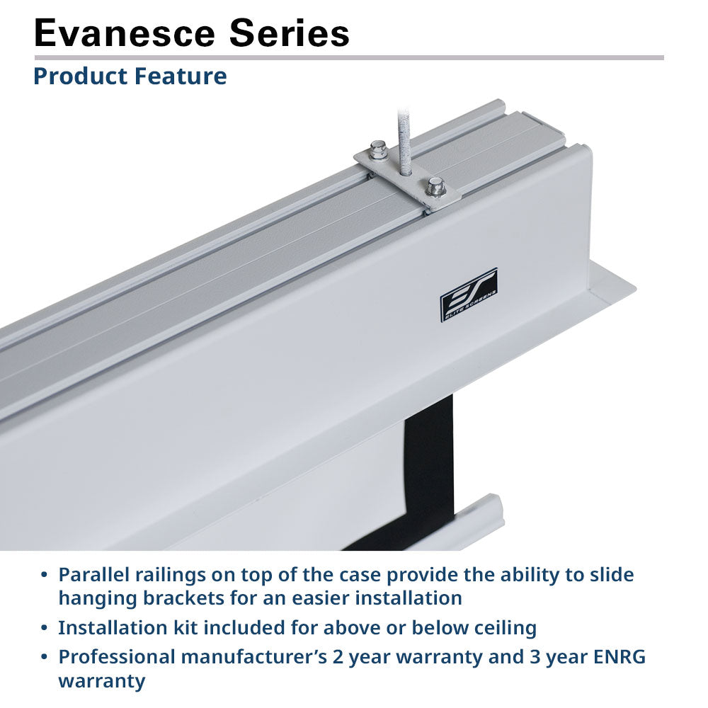 Evancesce Series product feature with parallel railings on a white background