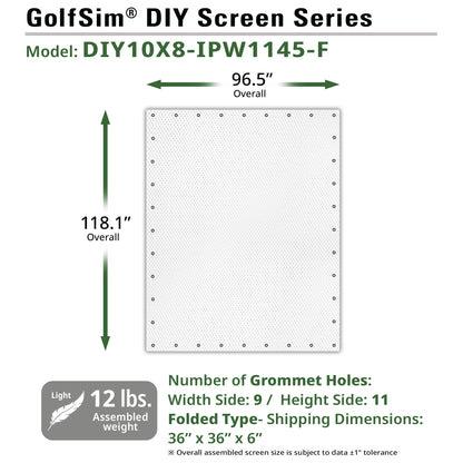 [Elite Screens] GolfSim DIY Screen Series - ImpactWhite 1145