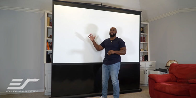 Manual Pull Up Floor Projector Screens – Shop Elite Screens