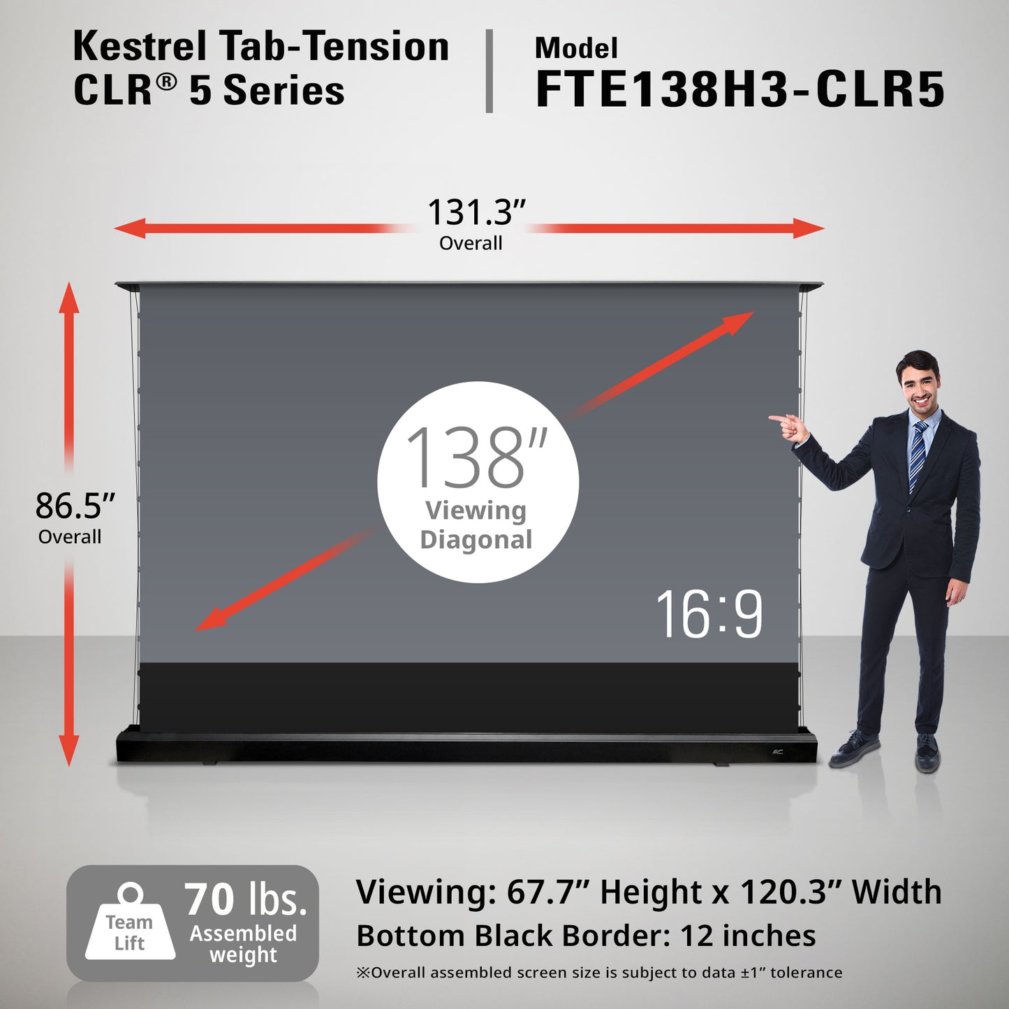 [Elite Screens] Kestrel Tab-Tension CLR 5 Series