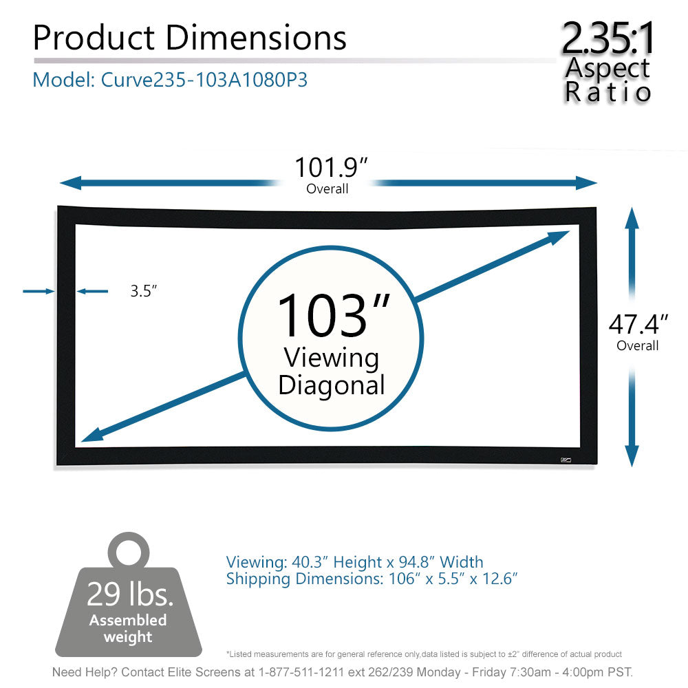 Diagram of a screen with dimensions and specifications on a white background