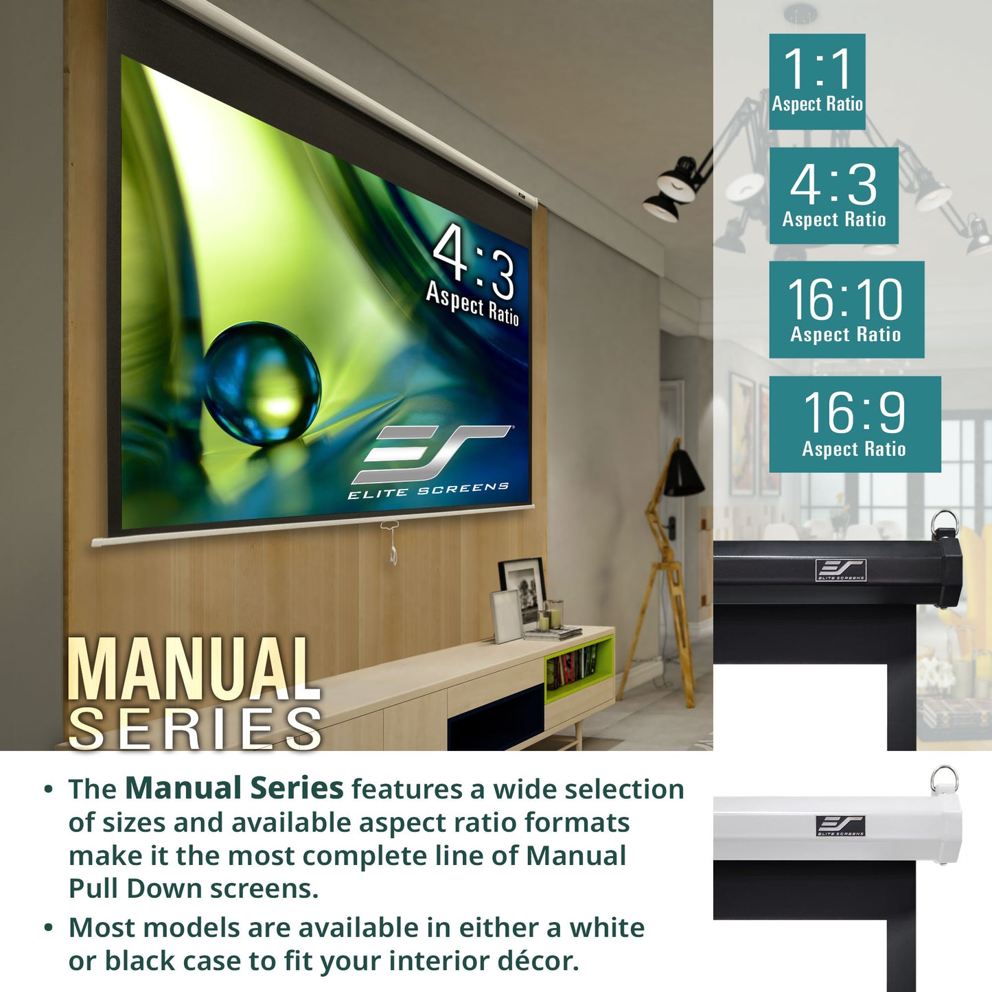 [Elite Screens] Manual Series