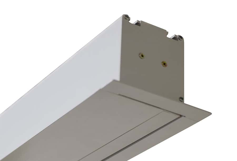 Metallic bracket or fixture on a white background