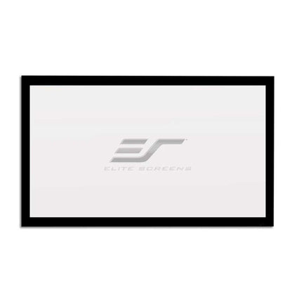 Framed picture with a logo on a white background