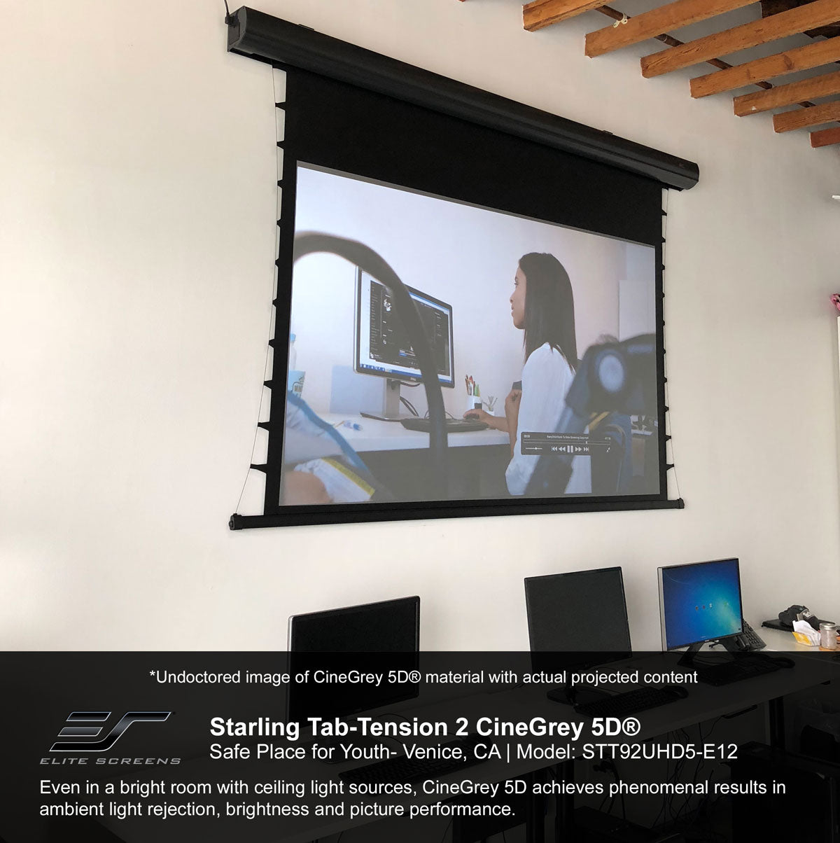 [Elite Screens] Starling Tab-Tension 2 CineGrey 5D® Series