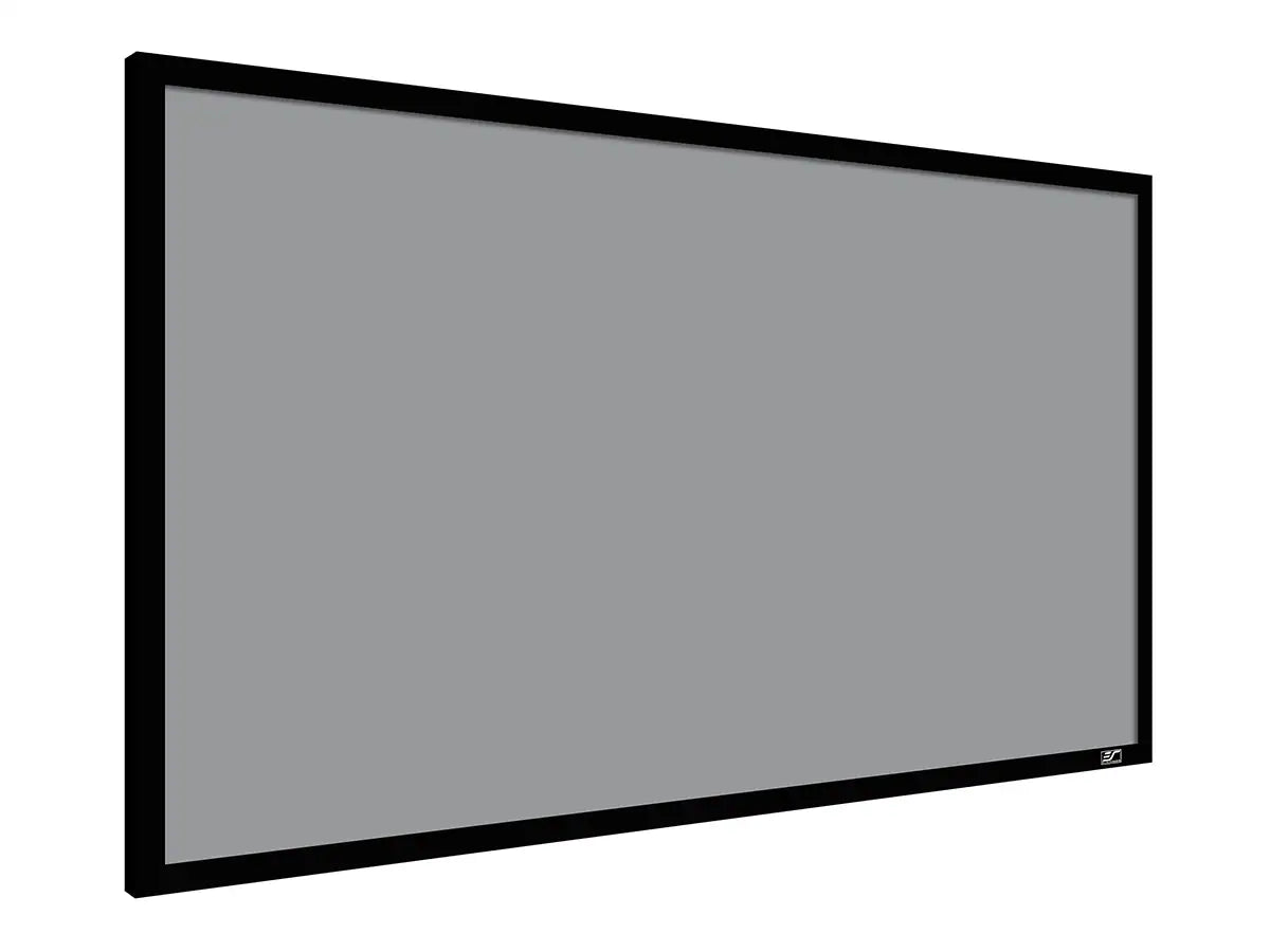 [Elite Screens] Sable Frame CineGrey 4D | ALR/CLR Velvet Covered Fixed Frame Projection Screen, 128/138/158" in 16:9 Format
