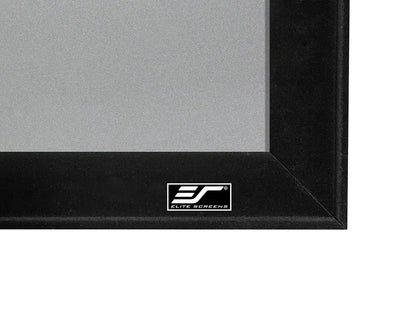 [Elite Screens] Sable Frame CineGrey 4D | ALR/CLR Velvet Covered Fixed Frame Projection Screen, 128/138/158" in 16:9 Format