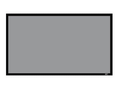 [Elite Screens] Sable Frame CineGrey 4D | ALR/CLR Velvet Covered Fixed Frame Projection Screen, 128/138/158" in 16:9 Format