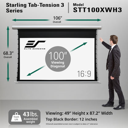 [Elite Screens] Starling Tab-Tension 3 Series