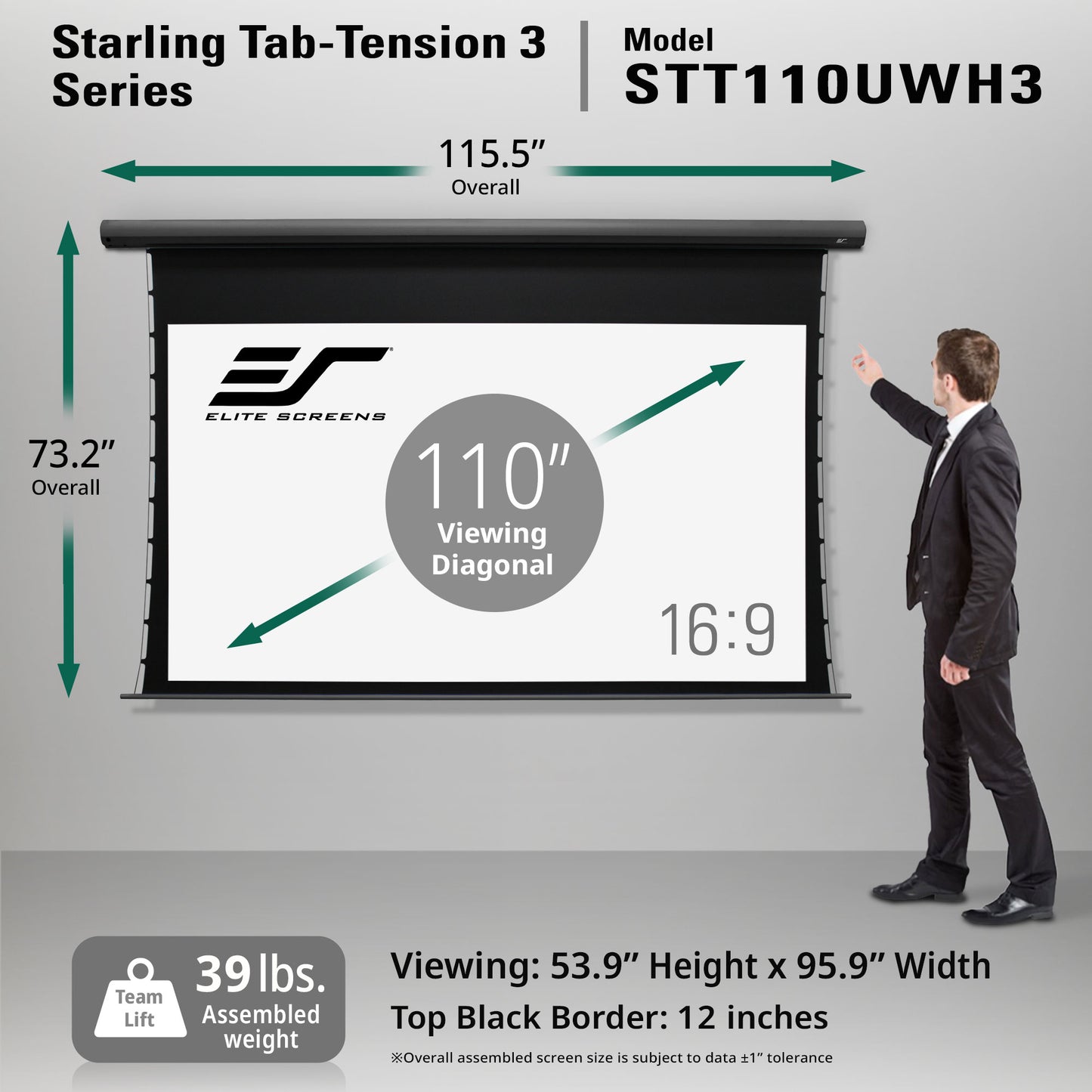 [Elite Screens] Starling Tab-Tension 3 Series