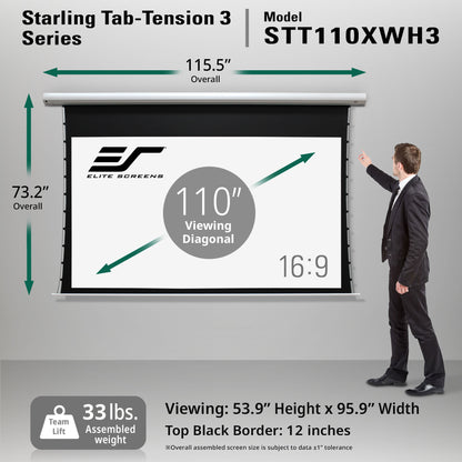 [Elite Screens] Starling Tab-Tension 3 Series