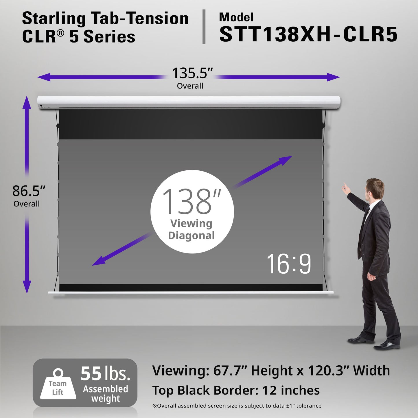 [Elite Screens] Starling Tab-Tension CLR 5 Series