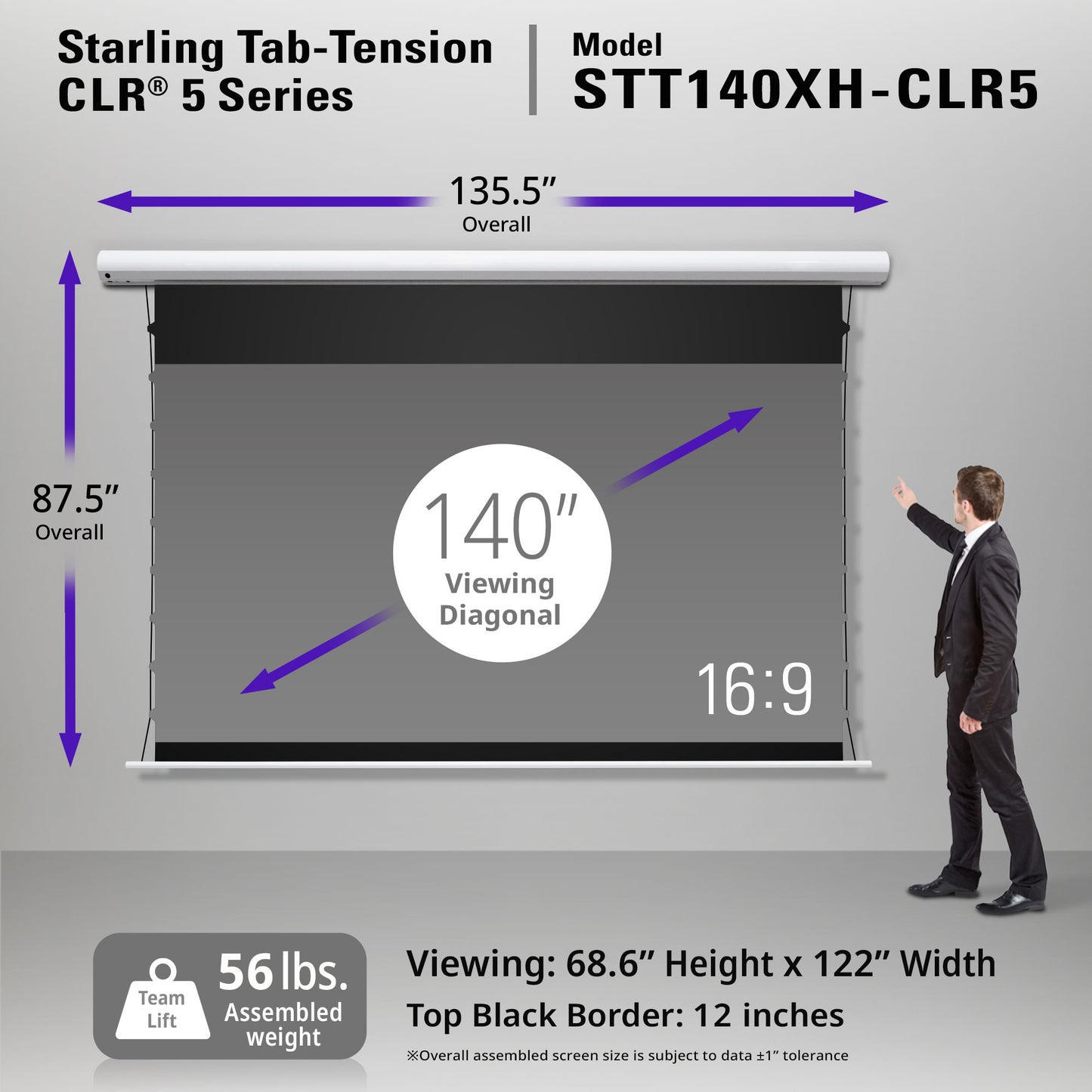 [Elite Screens] Starling Tab-Tension CLR 5 Series