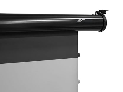 Black cylindrical object with a brand logo on a white background